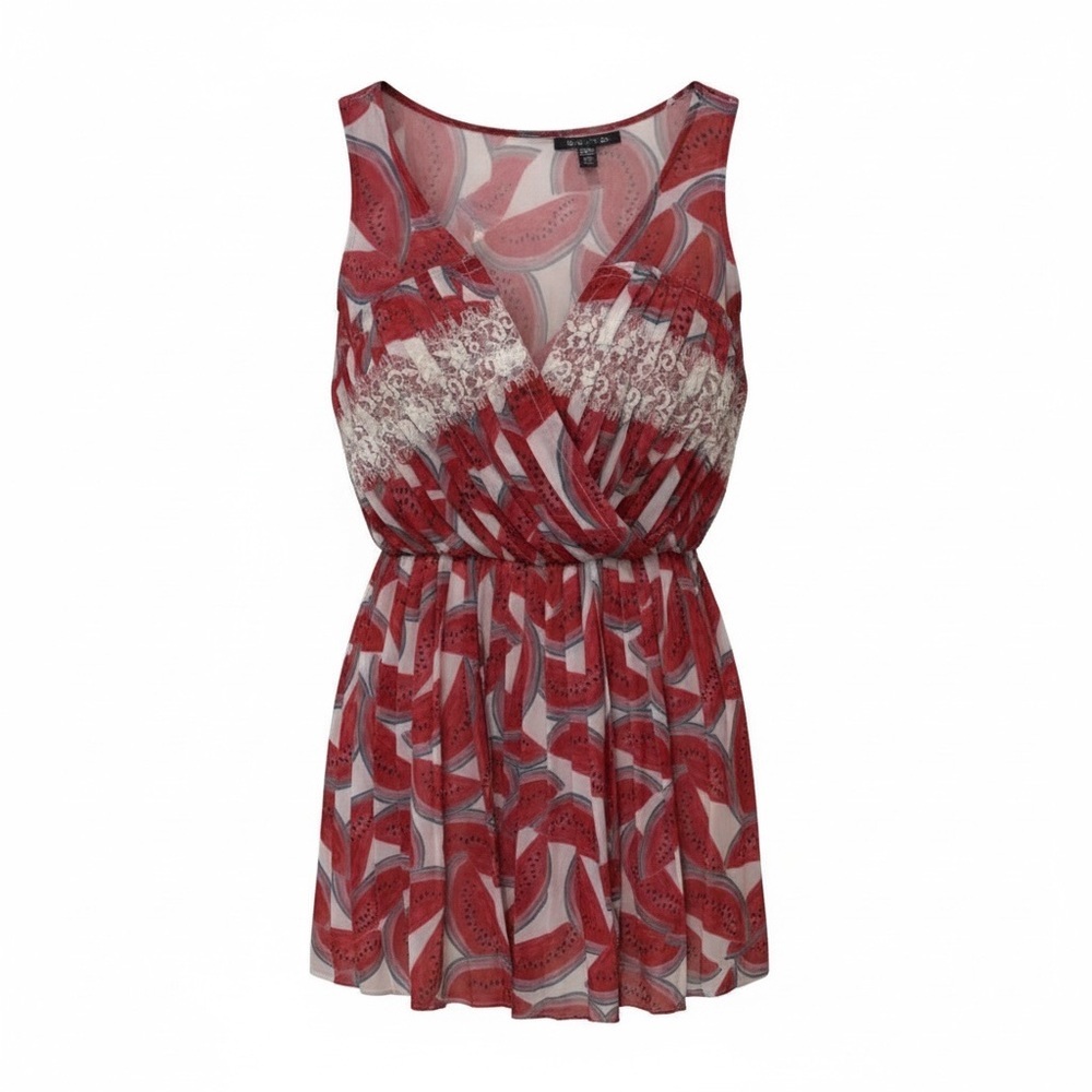 Farm Rio watermelon mini dress, small
